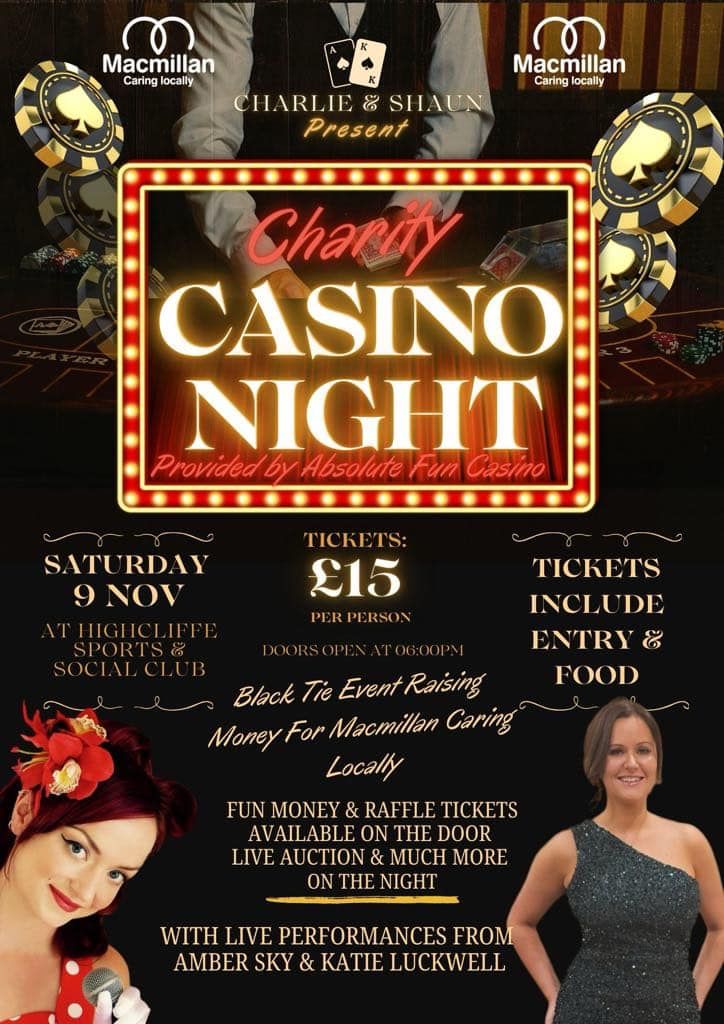 Charity Casino Night by Charlie and Shaun