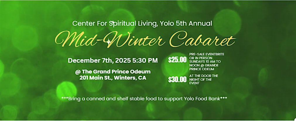 CSL Yolo 5th Annual Mid-Winter Cabaret