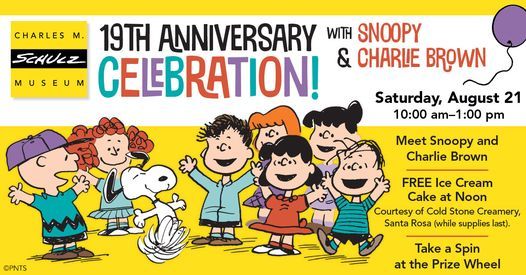 19th Anniversary Celebration with Snoopy and Charlie Brown
