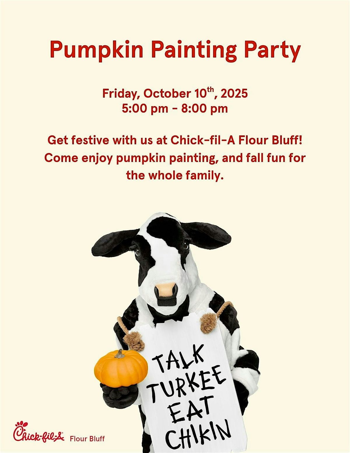 Pumpkin Painting Party