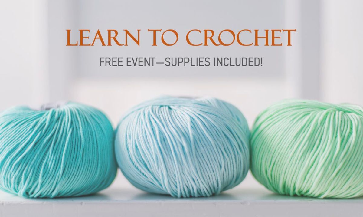 Learn To Crochet | Crochet group for beginners