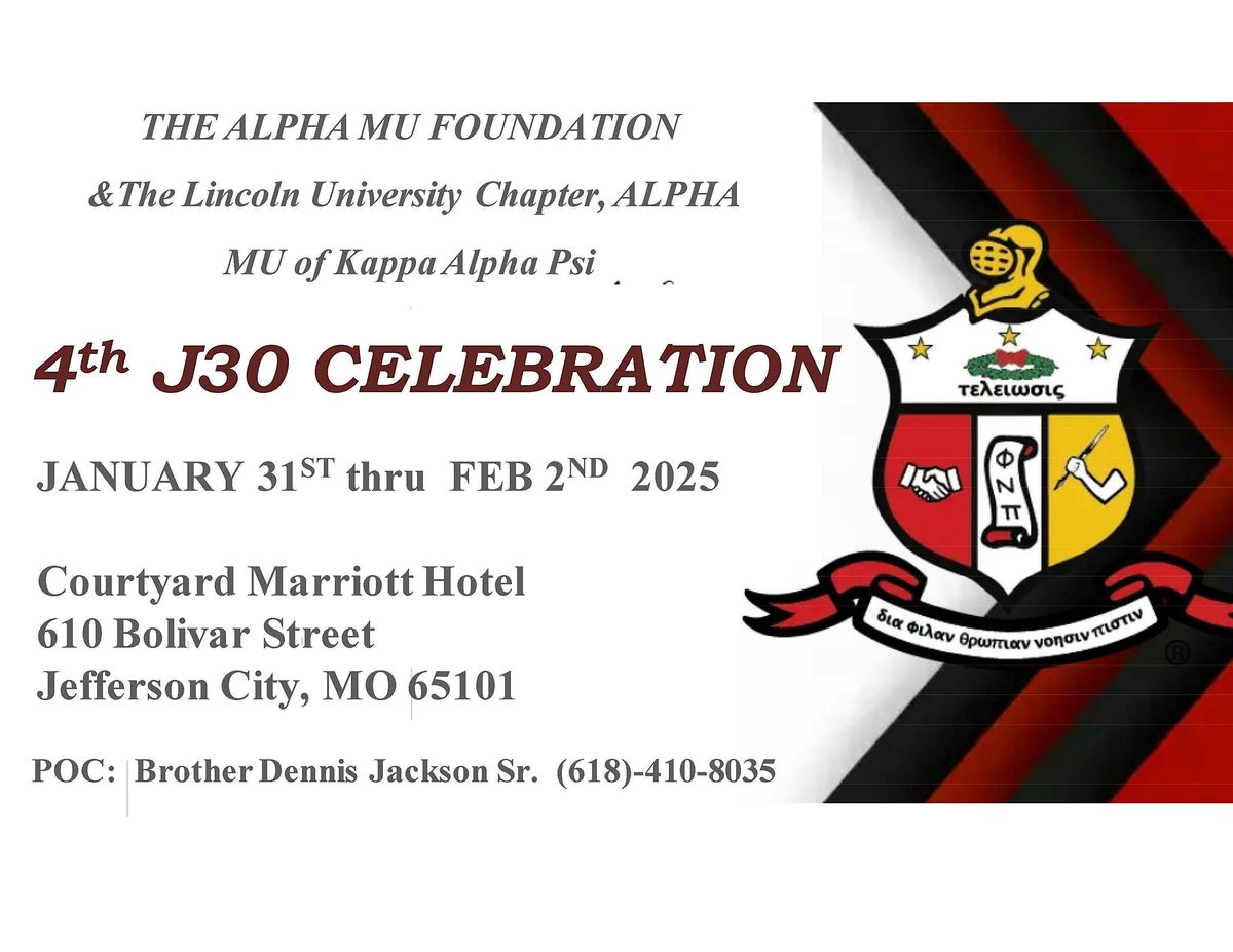 ALPHA MU FOUNDATION J30TH CELEBRATION  GALA 2025