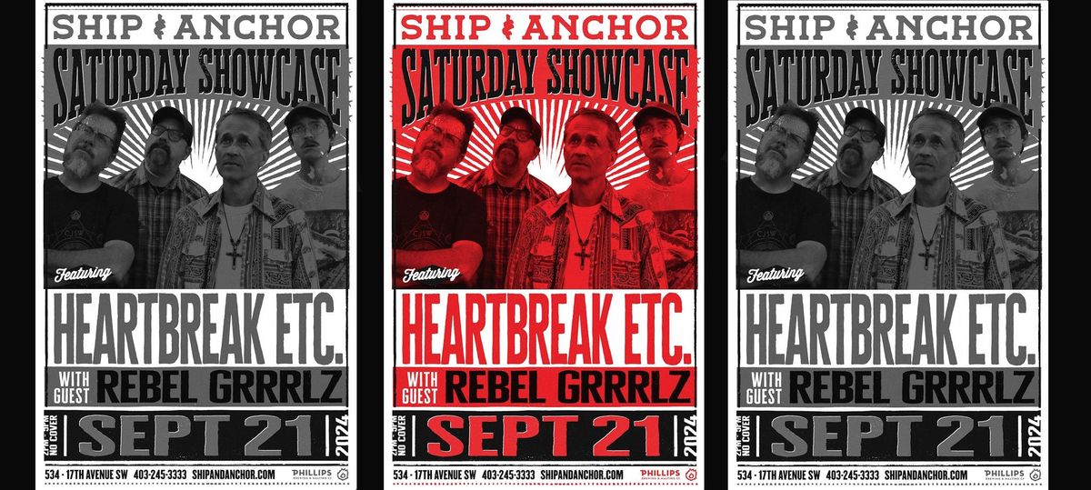 Saturday Showcase: HEARTBREAK ETC. with Rebel Grrrls