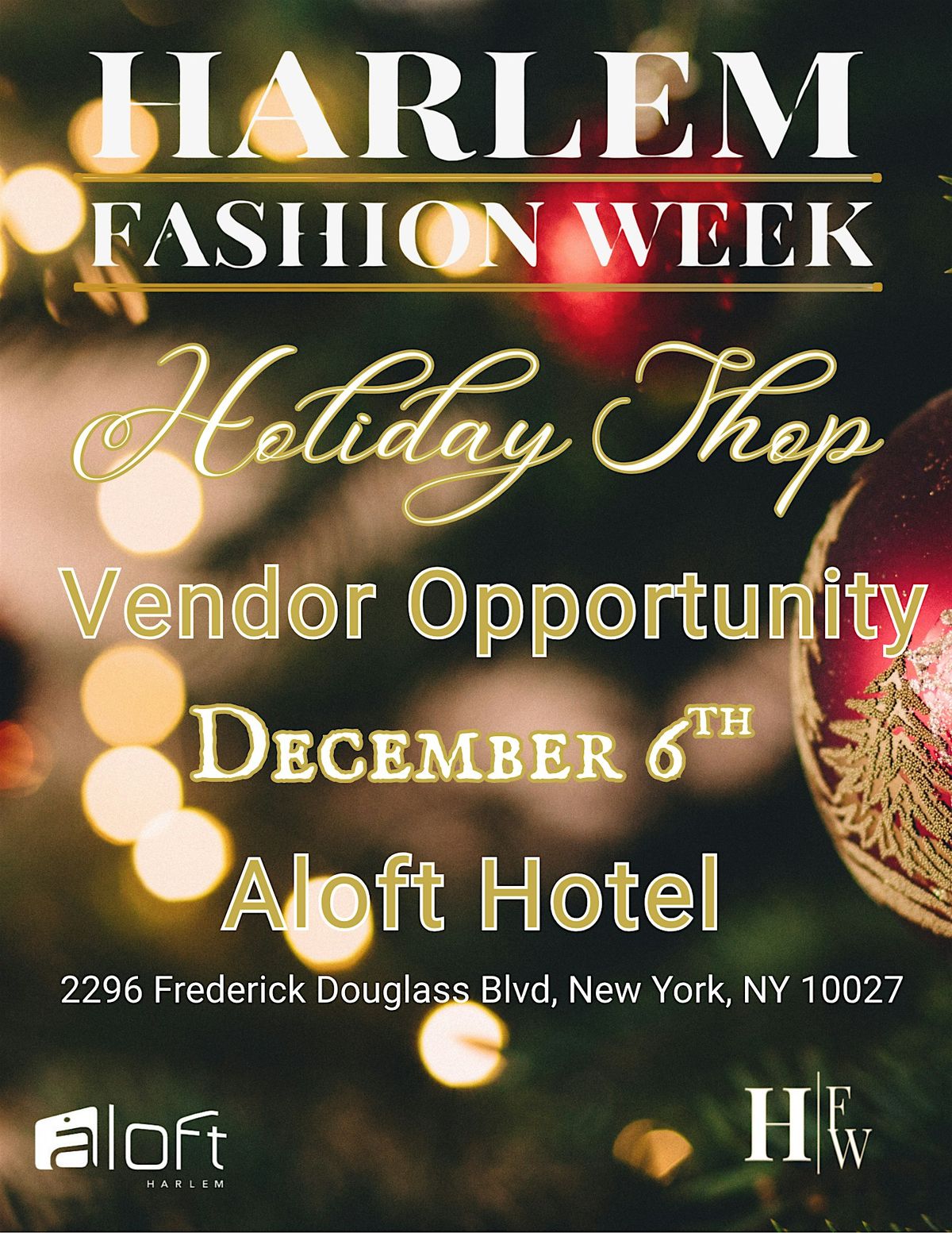 HFW Holiday Shop Vendor Opportunity