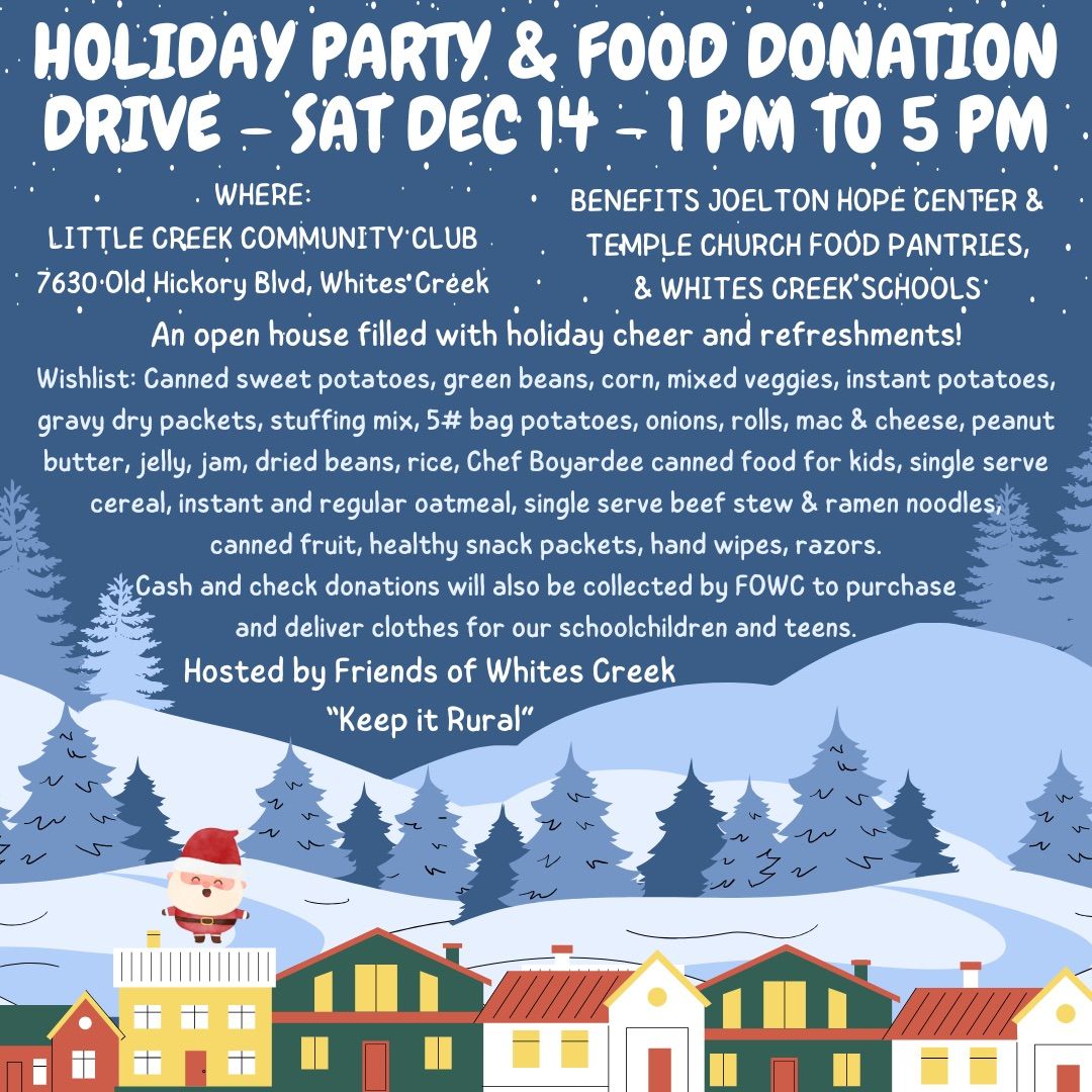 5th Annual Holiday Party and Donation Drive