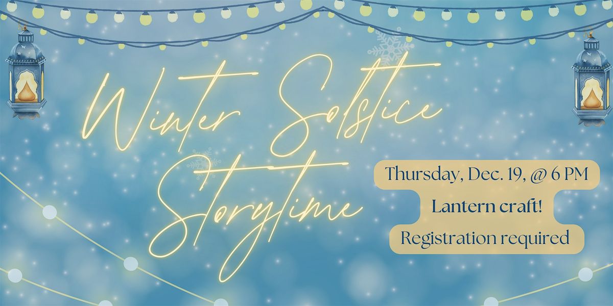 Winter Solstice Storytime