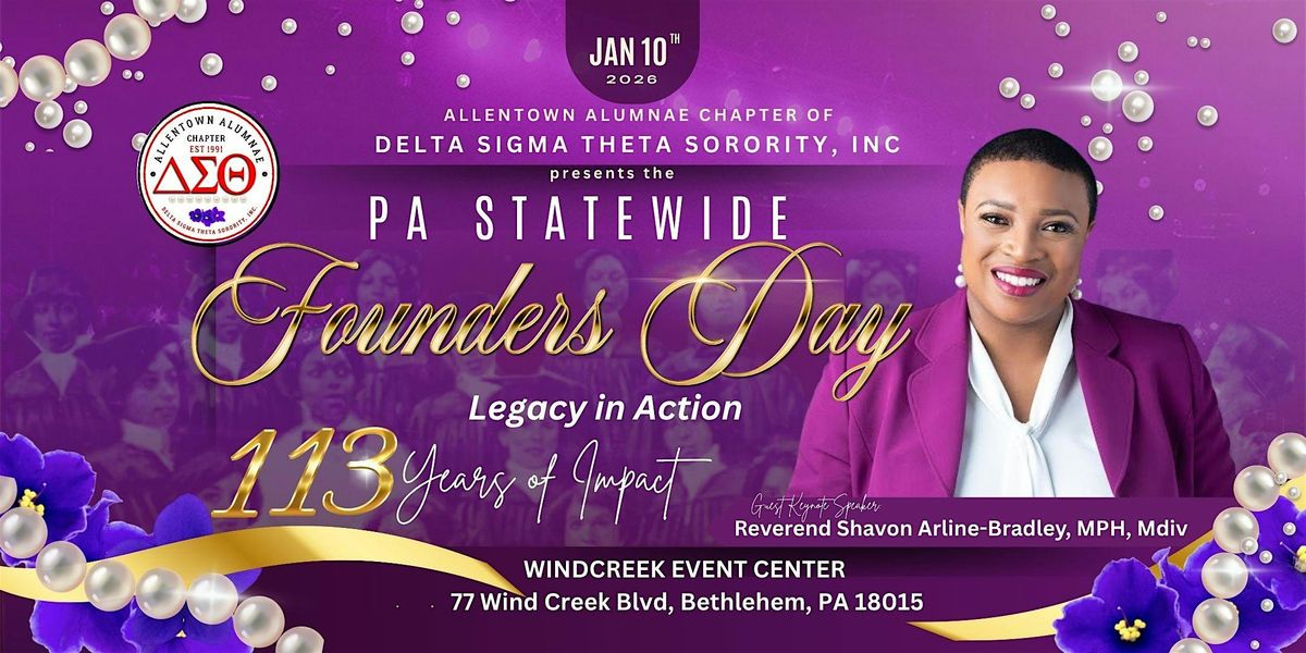 PA Statewide Founders Day - Sorors Only
