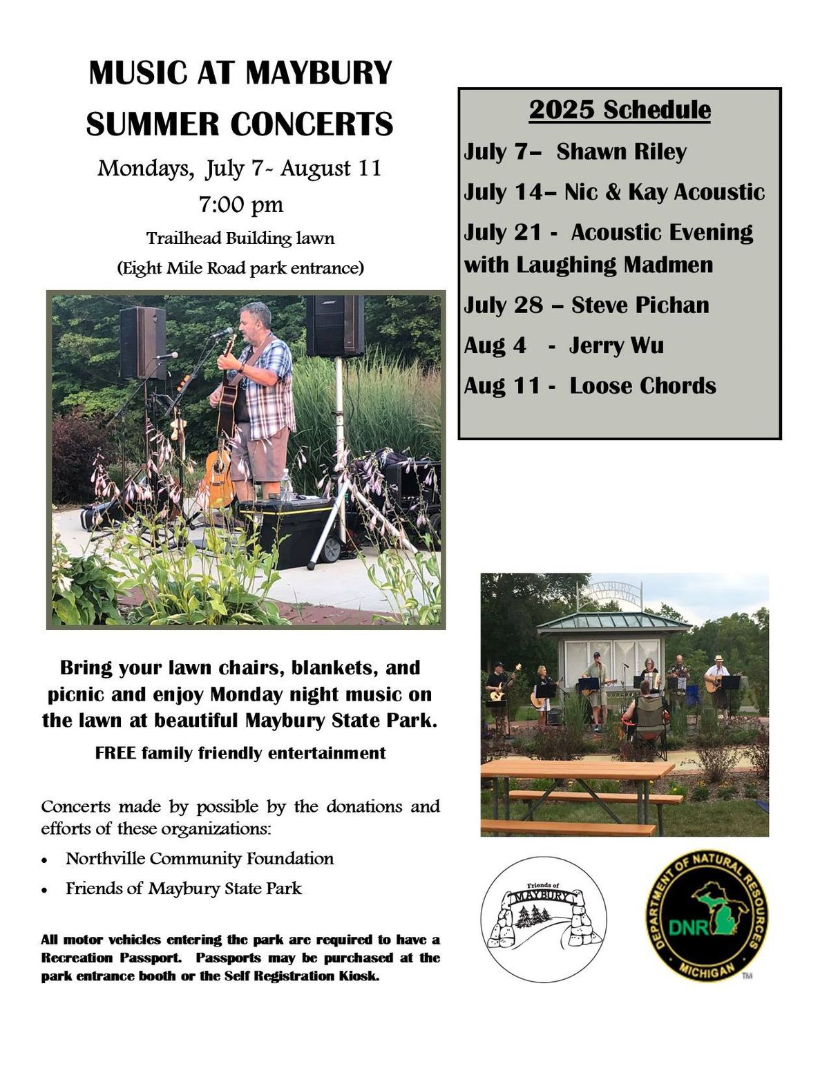 Music at Maybury Summer Concerts