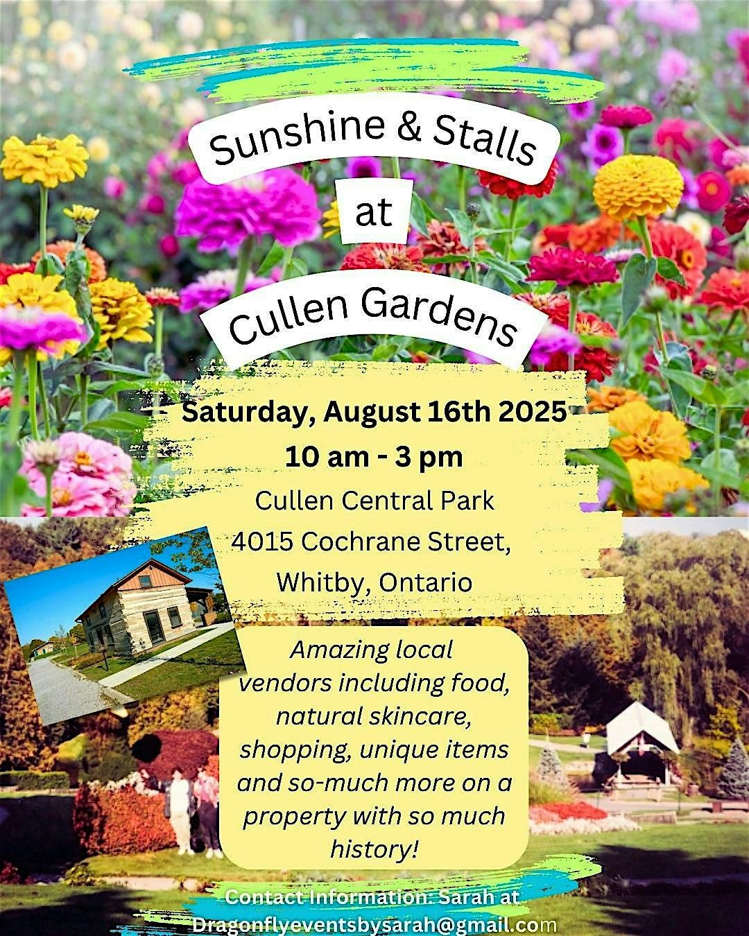 Sunshine & Stalls at Cullen Gardens Market, Whitby