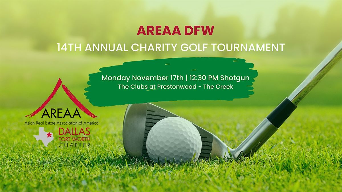 AREAA DFW 14th Annual Charity Golf Tournament