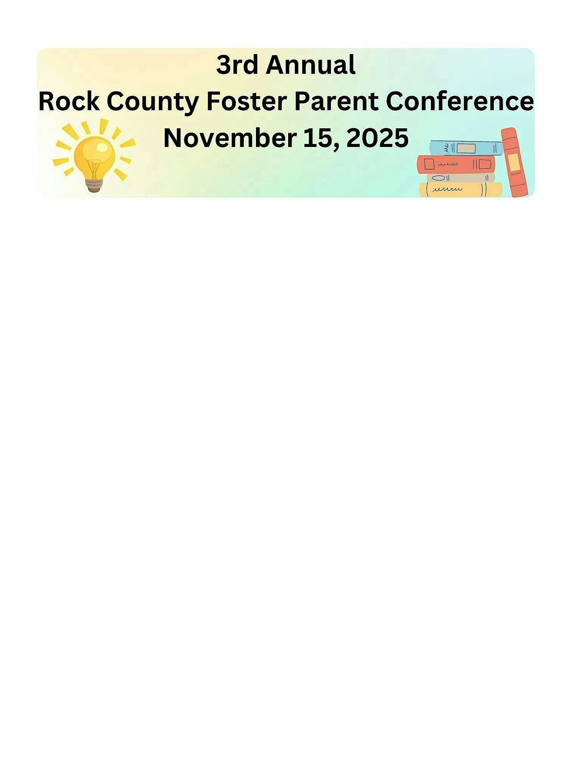 3rd Annual Rock County Foster Care Conference