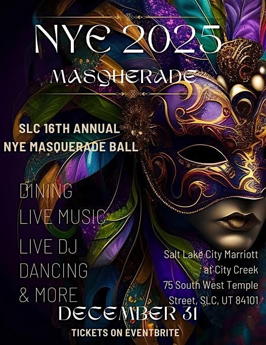 16TH ANNUAL NEW YEARS EVE MASQUERADE BALL