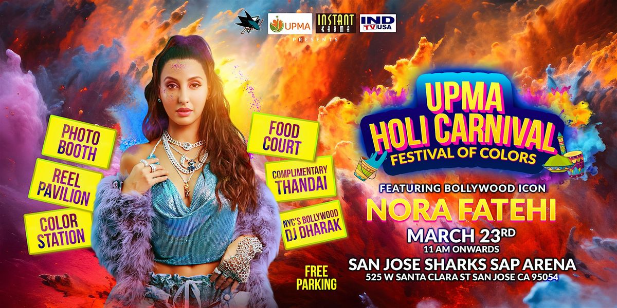 Holi Carnival | Nora Fatehi | NYC's DJ Dharak | Free Parking