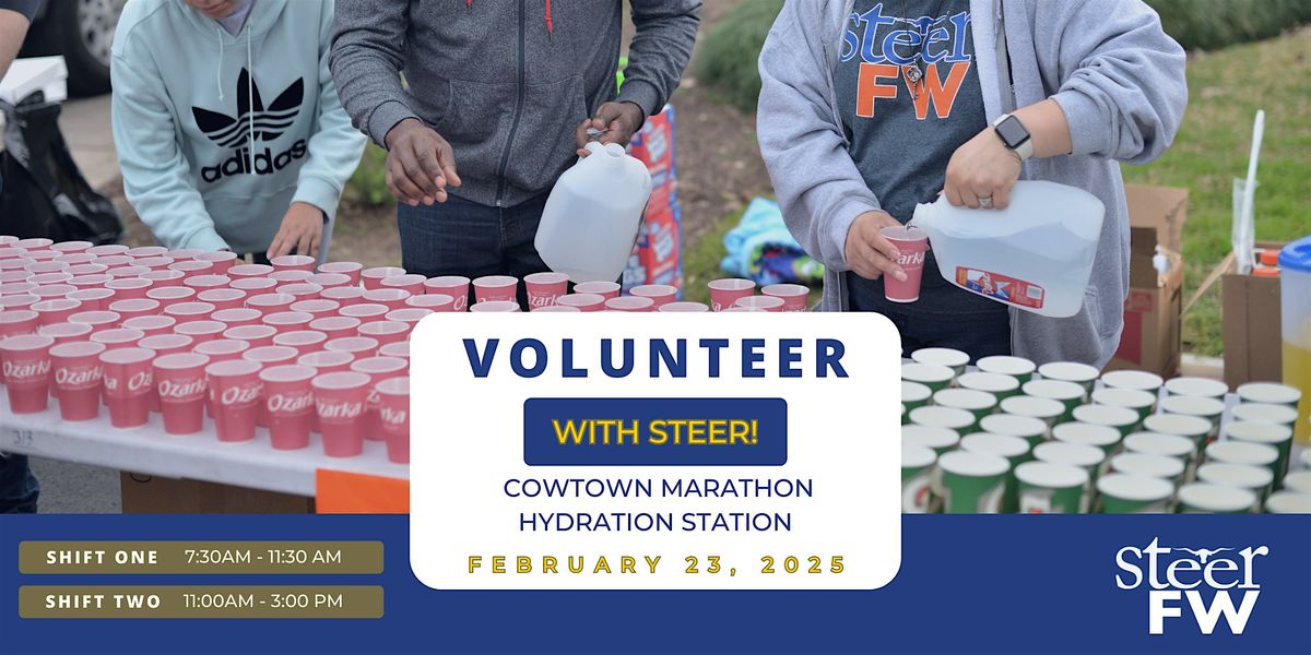 Volunteer With Steer: Cowtown Marathon