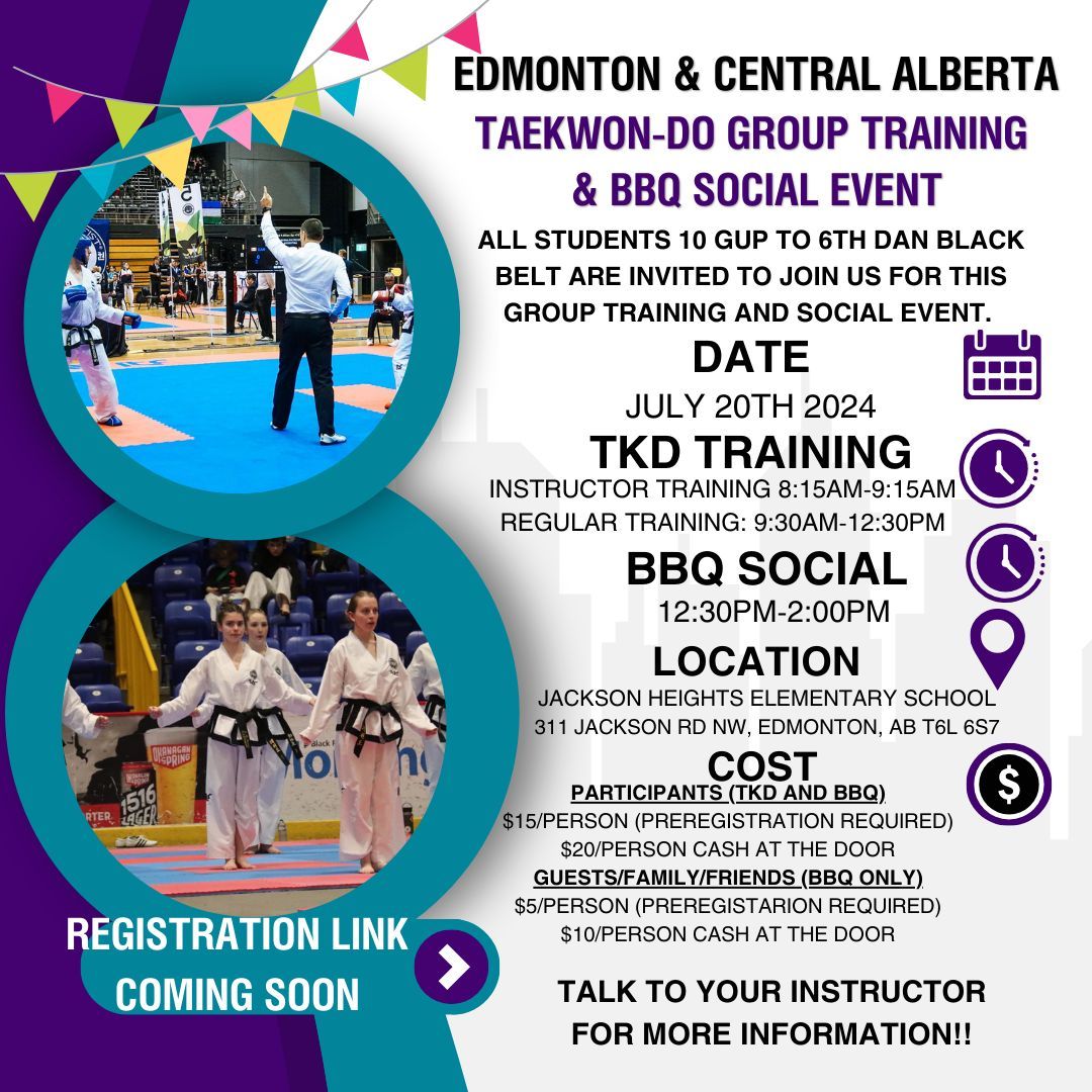 Edmonton & Central Alberta TKD Group Training & BBQ Social