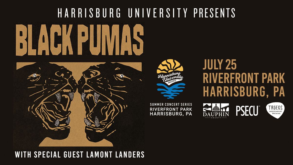 HU Presents Black Pumas in Riverfront Park | 2024 Summer Series