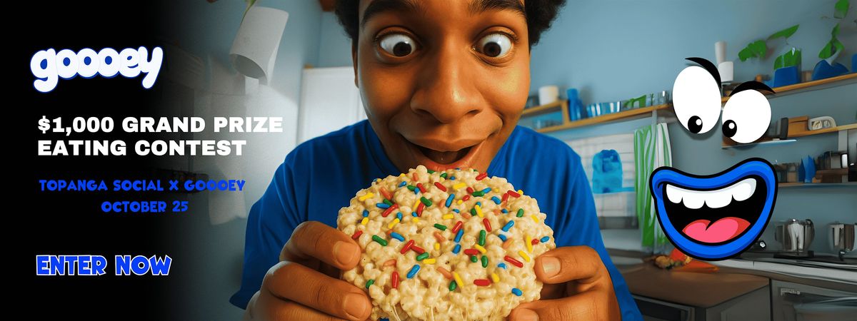 Goooey Rice Krispie Eating Competition at Topanga Social
