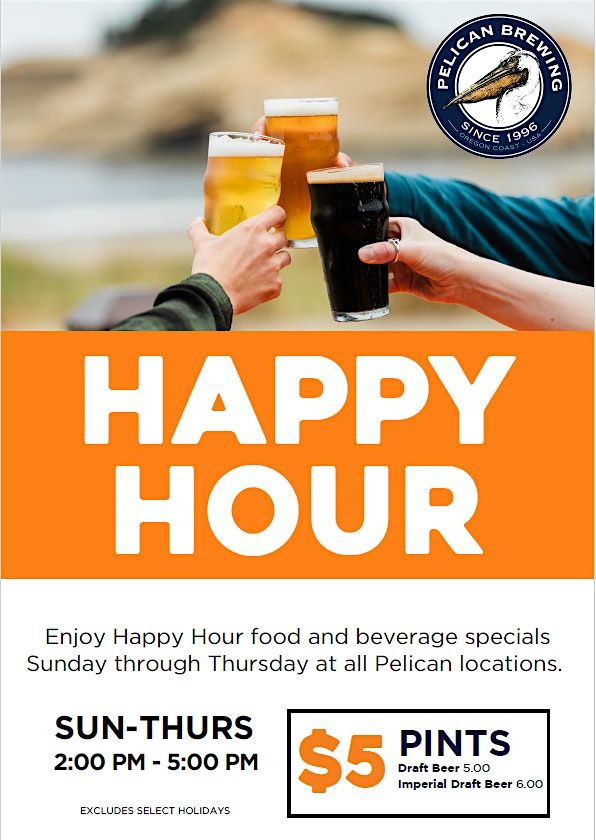 Happy Hour at Pelican Brewing