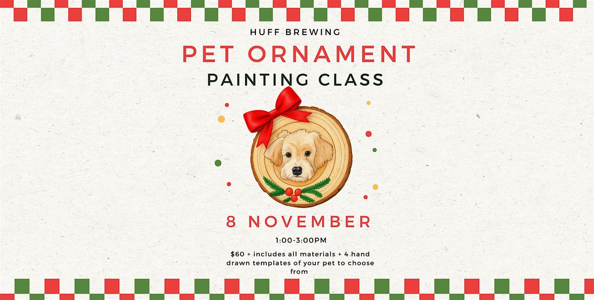 Paint Your Pet: Ornament Edition