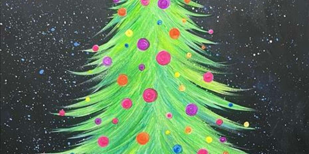 The Glorious Christmas Tree - Family Fun - Paint and Sip by Classpop!\u2122