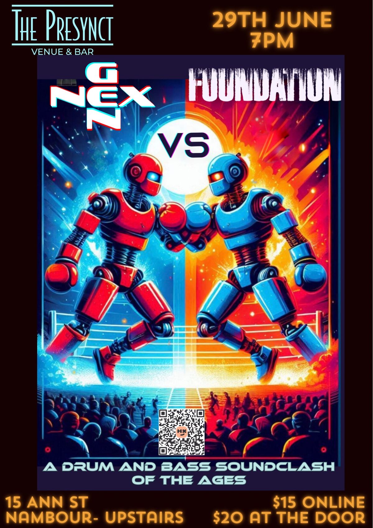 DNB SOUND CLASH OF THE AGES: Nex Gen VS Foundation