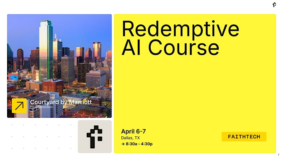 Redemptive AI Course by FaithTech