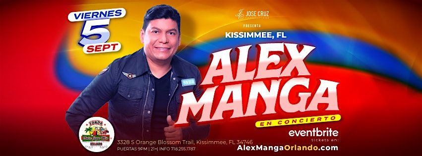 Alex Manga en Kissimmee, FL I Septiembre 5 2025