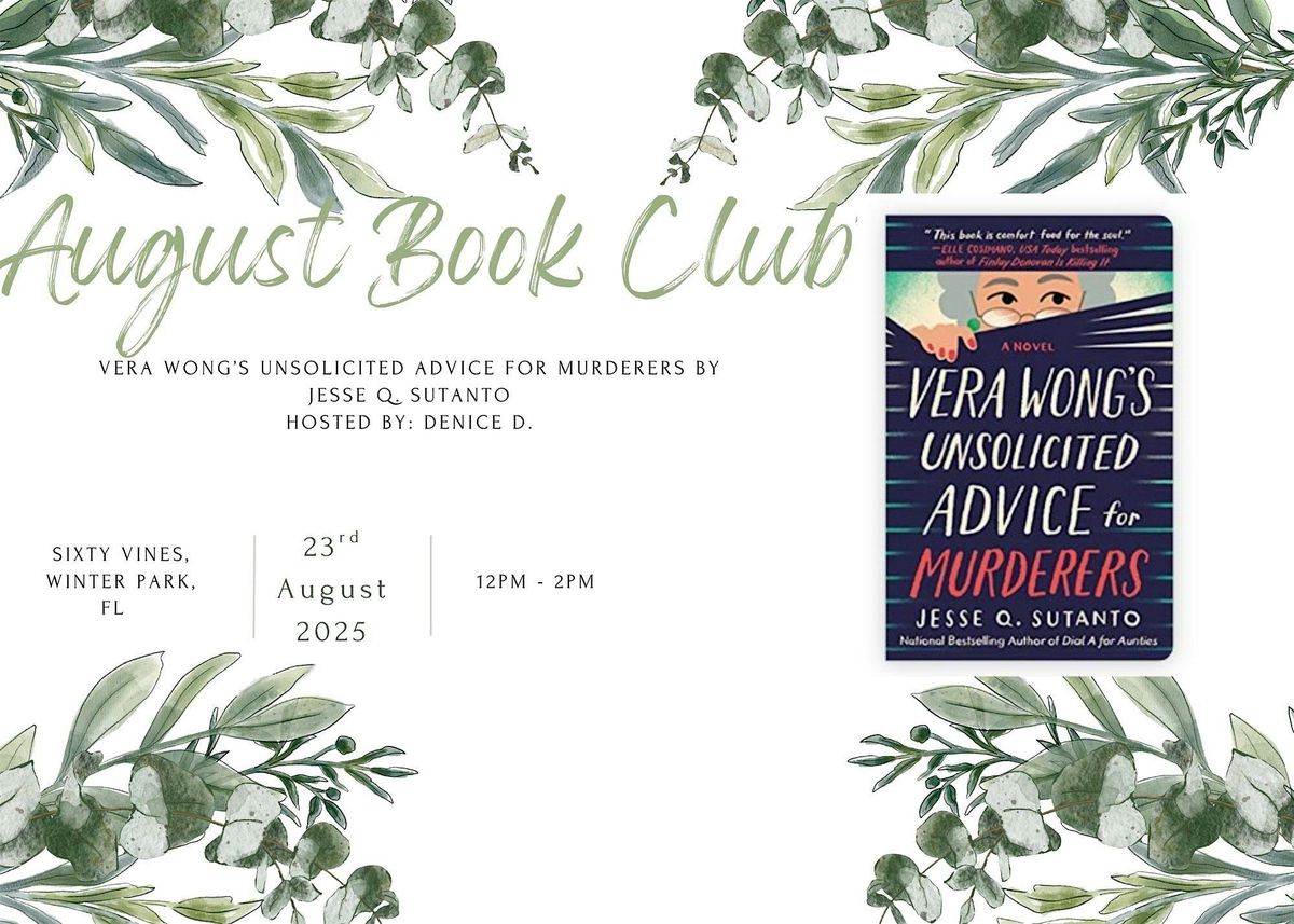 August Book Club