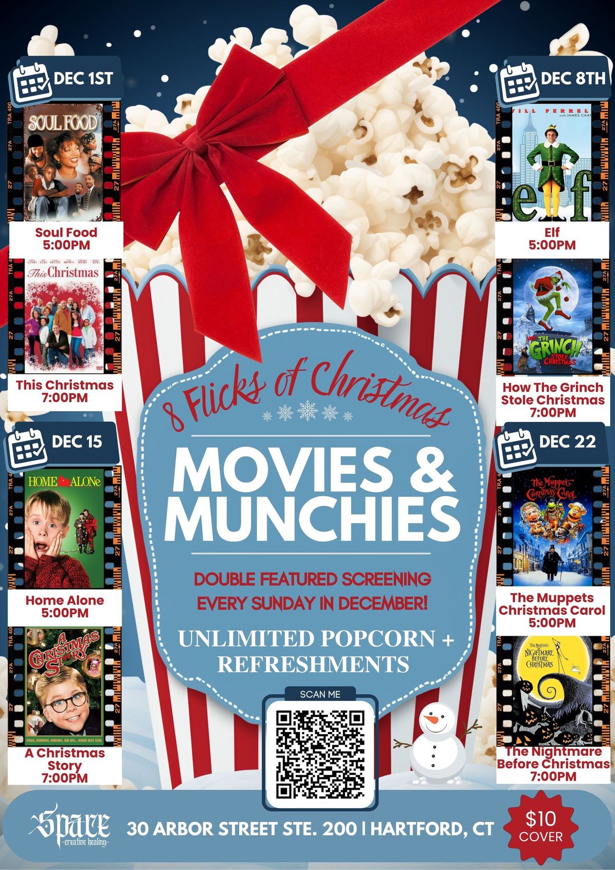 Movies & Munchies - 8 Flicks of Christmas