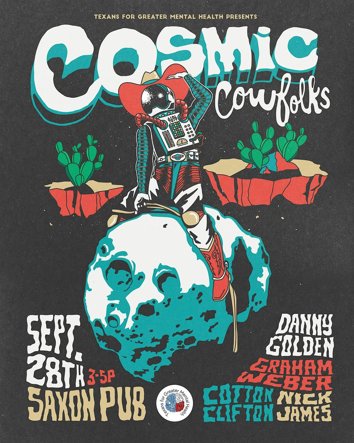 Texans for Greater Mental Health Presents: Cosmic Cowfolks