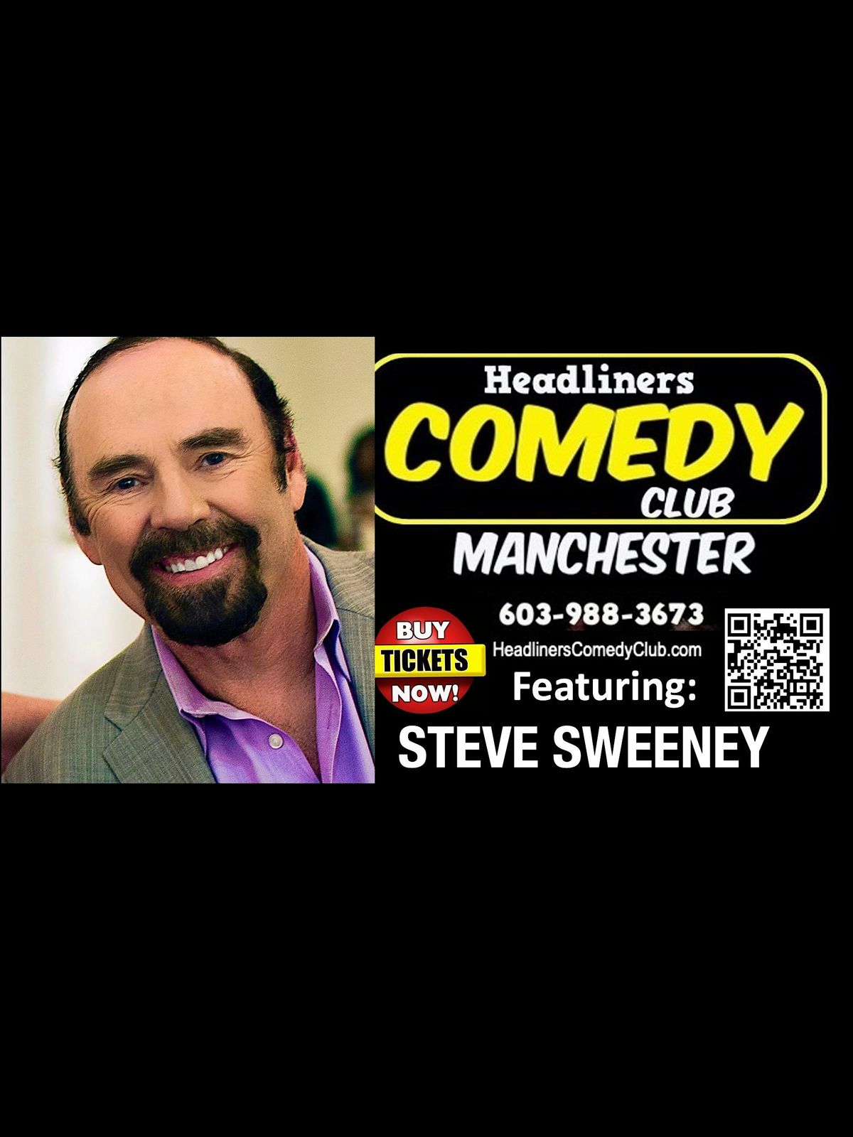 Comedian  STEVE SWEENEY  in Manchester NH