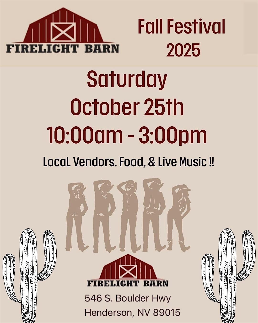 Firelight Barn Fall Festival Henderson Nevada 2025