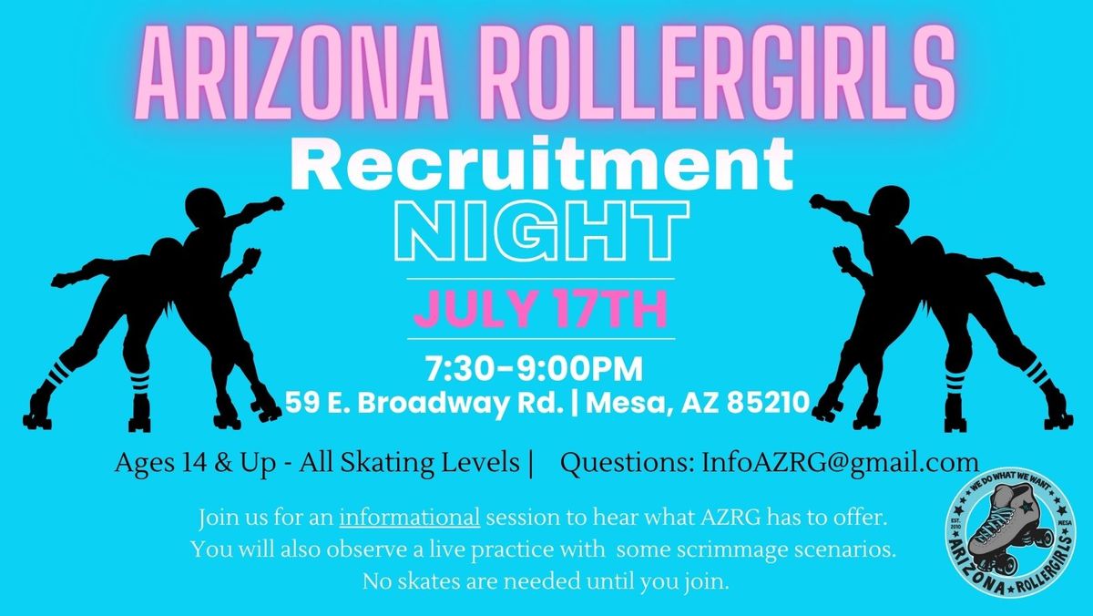 Arizona Rollergirls Recruitment Night