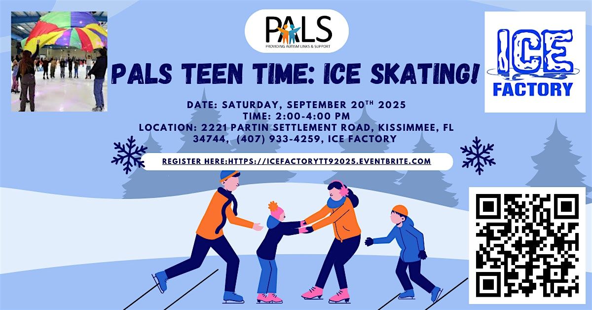 PALS Teen Time: Ice Factory Skate Night
