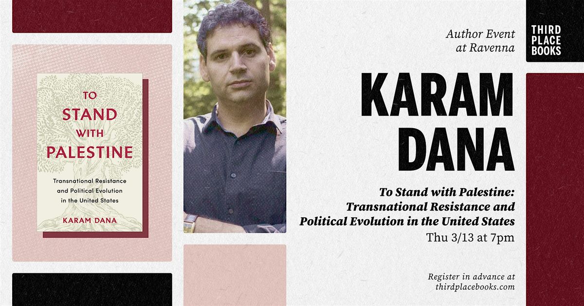 Karam Dana presents 'To Stand with Palestine'