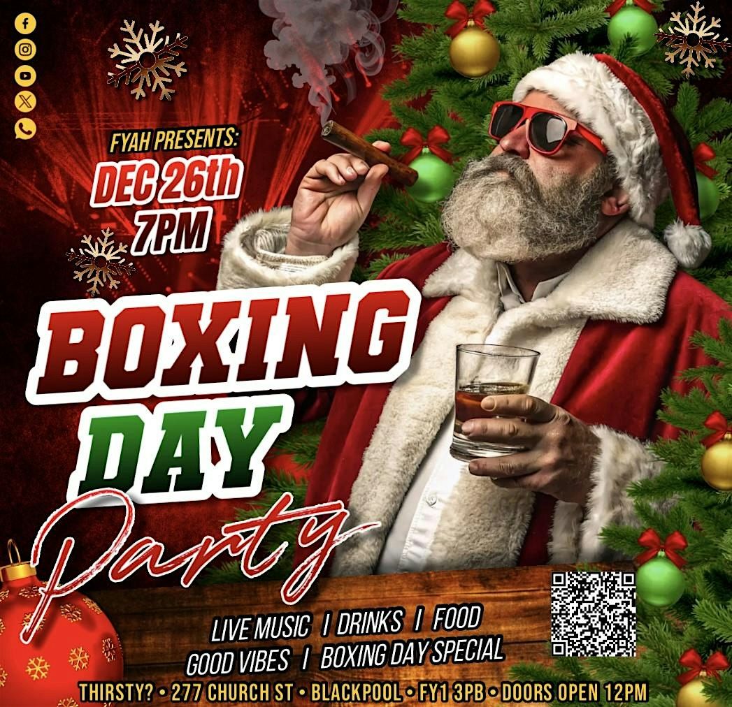 Boxing Day Night Party @ THIRSTY? , Blackpool!