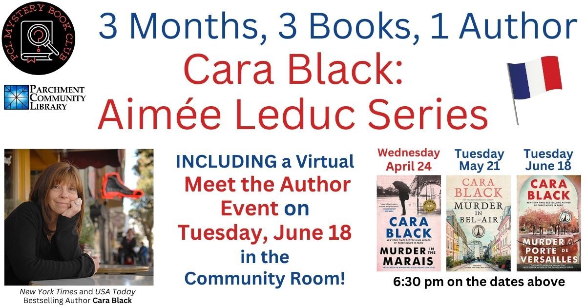 Mystery Book Club: Aimee Leduc series from Cara Black