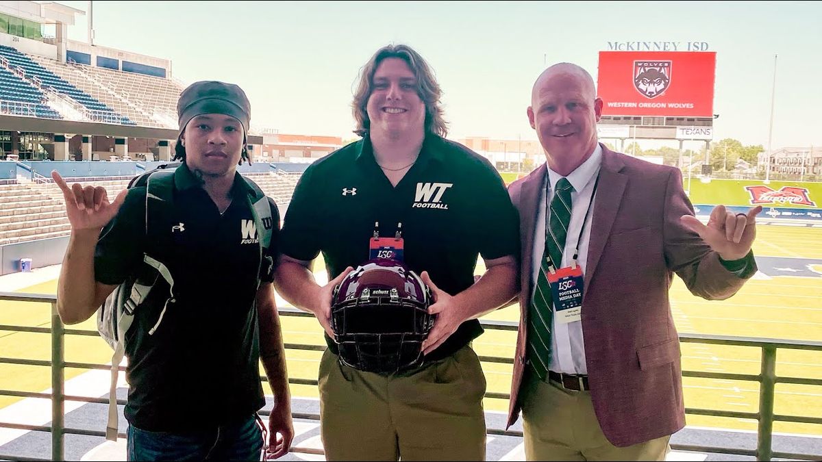 Western Oregon Wolves at West Texas A&M Buffaloes Football at Bain Schaeffer Buffalo Stadium
