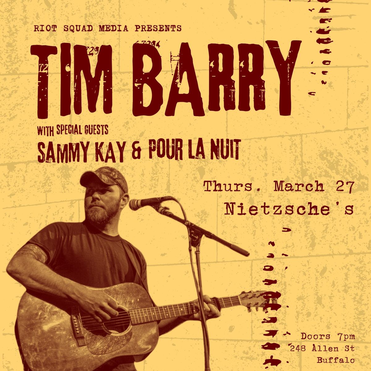 Tim Barry with Sammy Kay and Pour La Nuit