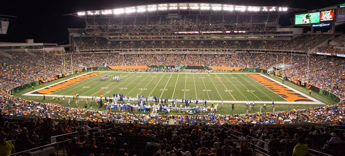 Cincinnati Bengals Season Tickets (Includes Tickets To All Regular Season Home Games)