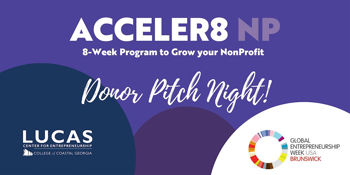 ACCELER8 NonProfit Donor Pitch Night