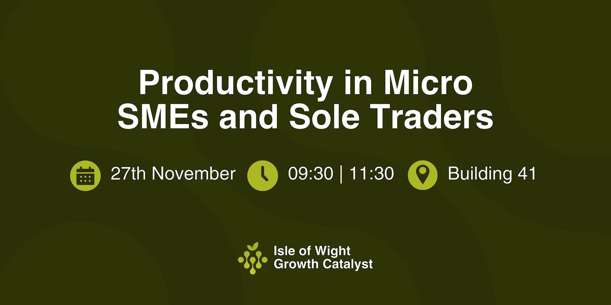 Workshop - Innovating for productivity - for sole traders and micro SMEs