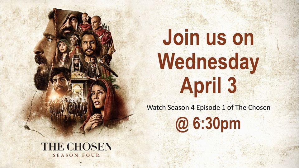 The CHOSEN - Season 4 Episode 1 Watch Party