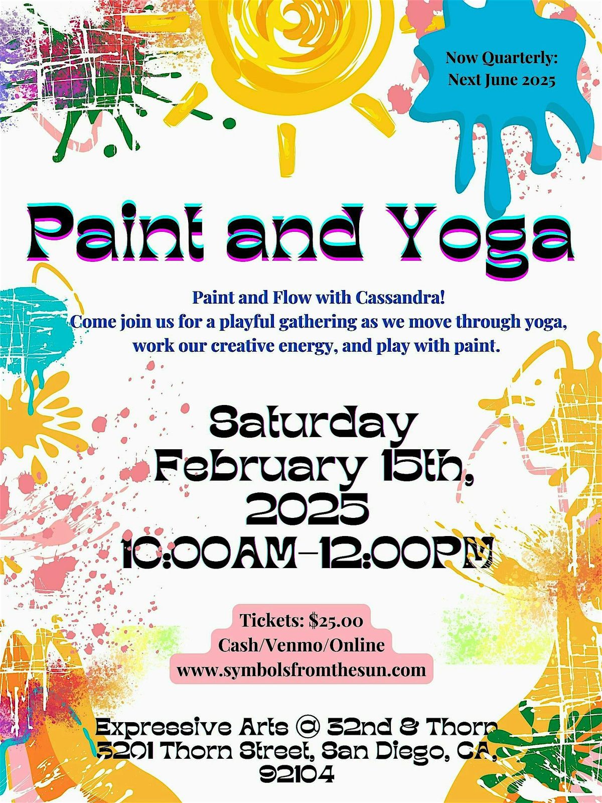 PAINT AND YOGA!