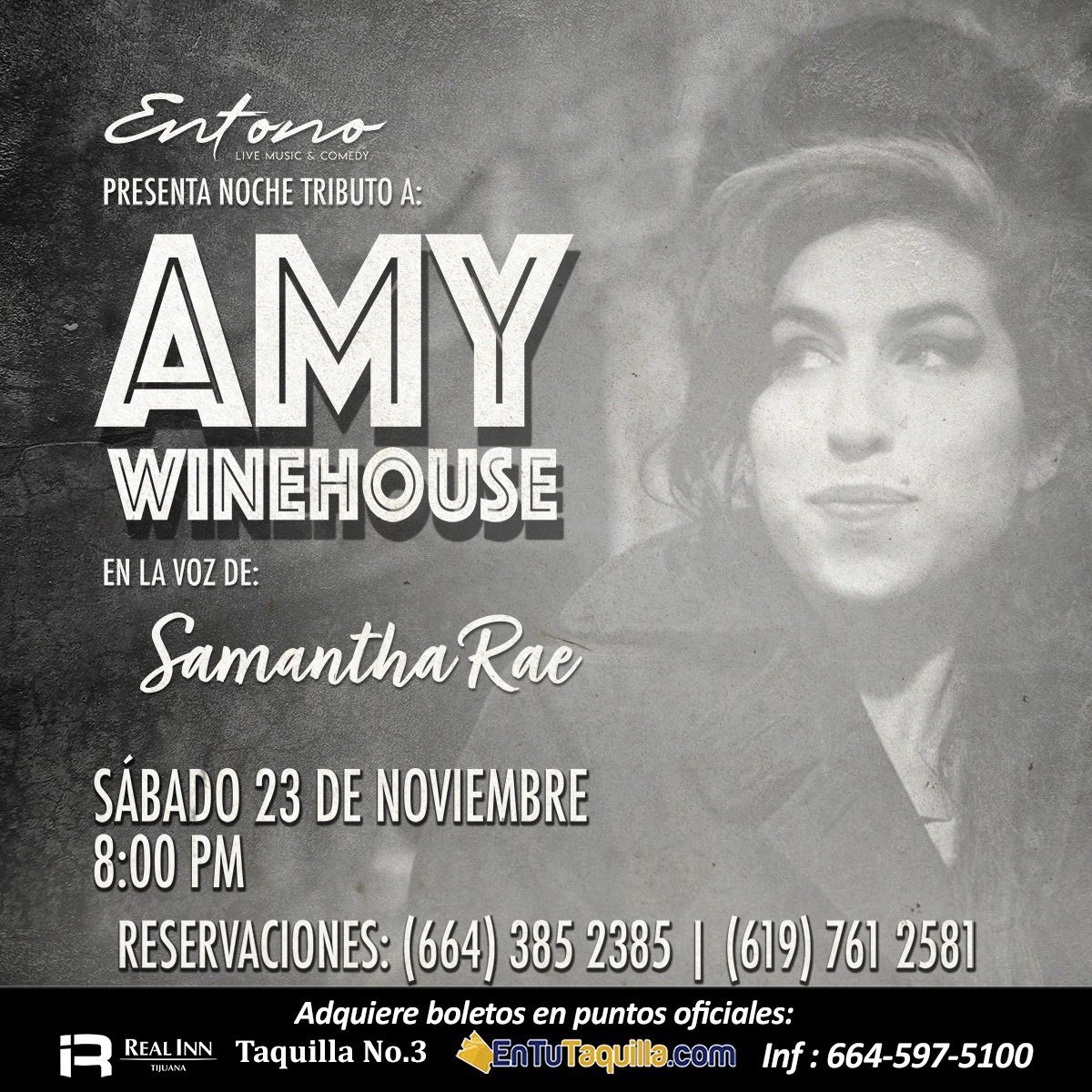 \ud83c\udfa4\u2728 Tributo a Amy Winehouse en la voz de nuestra querida Samantha Rae \ud83c\udfb6 