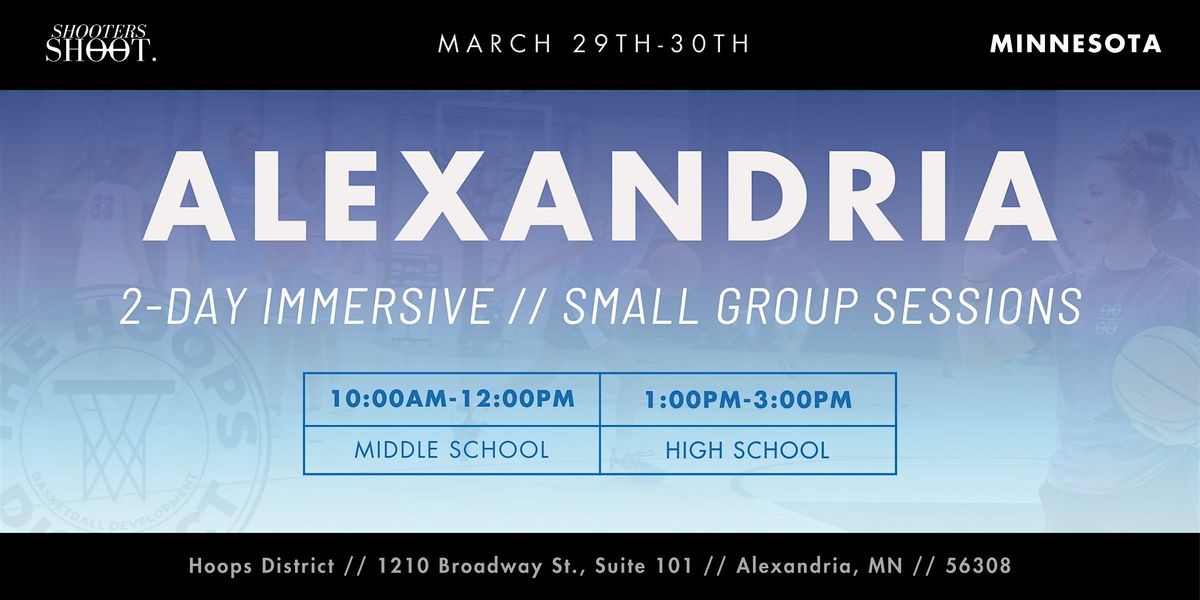 Alexandria, MN   - Shooting Clinic