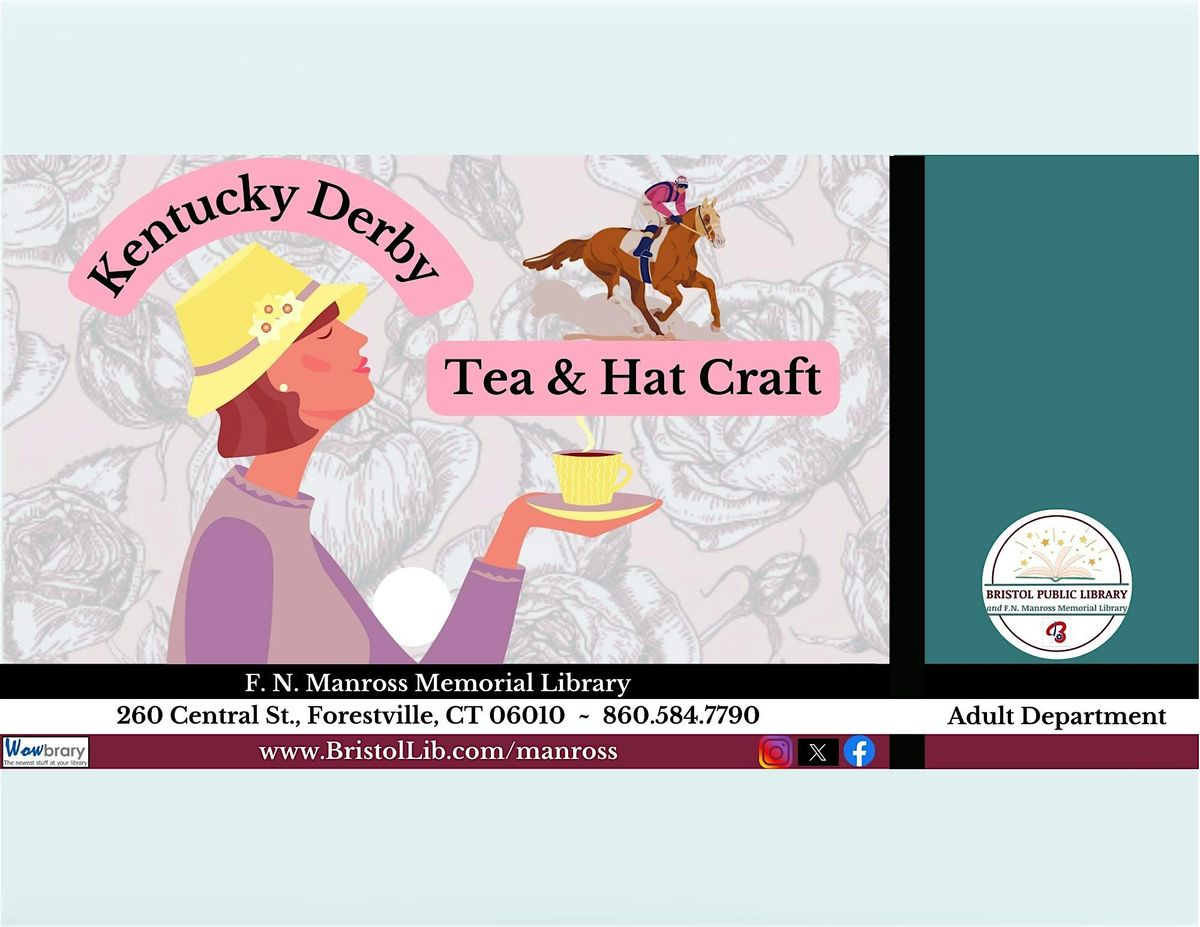 Kentucky Derby Tea & Hat Craft