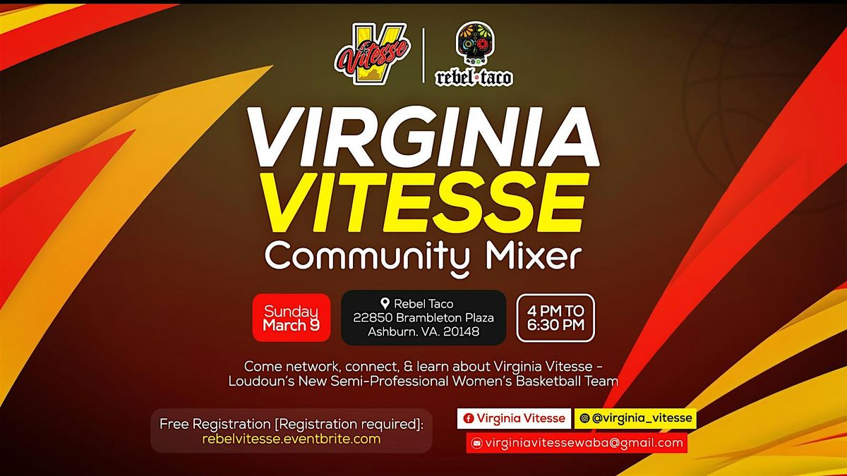 Virginia Vitesse: Community Mixer