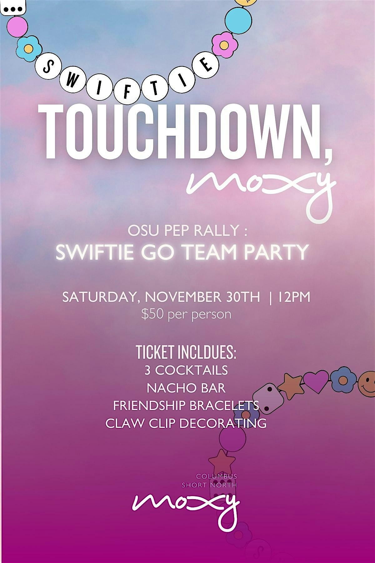 SWIFTIE Go Team Party #ATTHEMOXY Short North