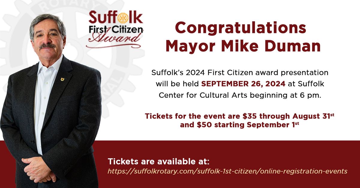 Suffolk First Citizen 2024